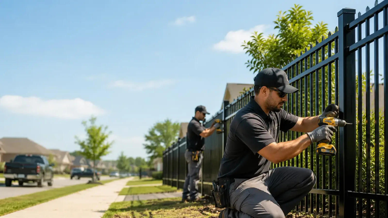 Metal Fence Installation in Poplarville, MS